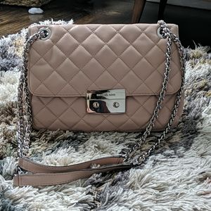 Michael Kors Pink Quilted Crossbody Bag